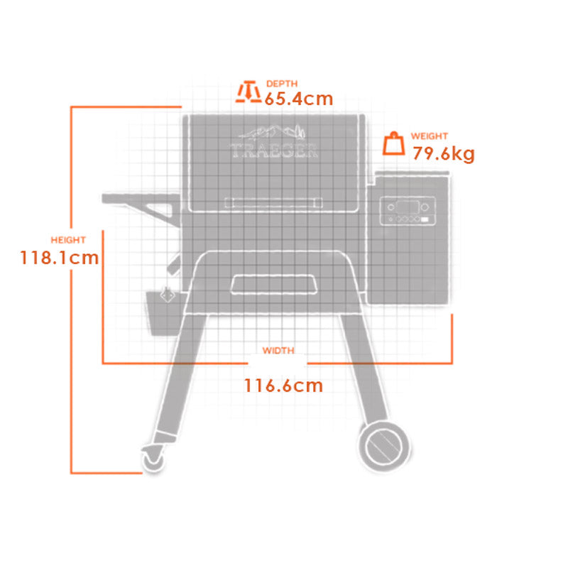 Traeger Ironwood 650 D2 Wood Pellet Grill Smoker BBQ - Free Bag of Pellets Included